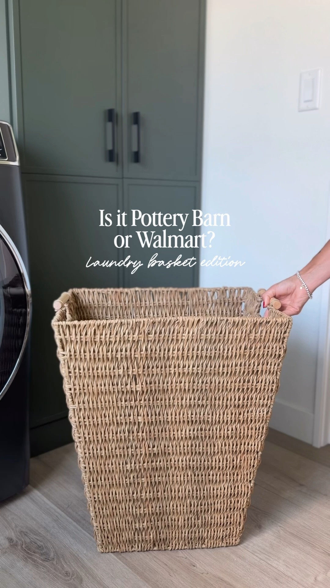 The laundry basket you didn’t know you needed! We have bought multiple of these hampers for our home and lake cabin, they are THAT good! They are a pretty woven design with a white liner (I removed ours) and under $35. 🙌 They totally upgrade your laundry space. 

#laundryroom #laundryroomdesign #hamper

#LTKHome
