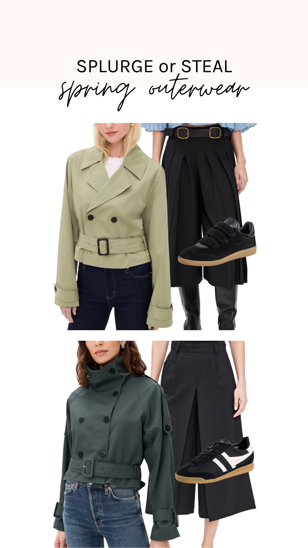 When the seasons start to blur together, transitional outerwear is the name of the game. A great jacket is a must-have—layered over knits one day and styled with lighter spring staples the next. This weekend’s picks feature stylish lightweight jackets paired with on-trend trousers and denim. Whether you’re looking for a steal or ready to splurge, you’re sure to find a look you’ll love.

#LTKootd