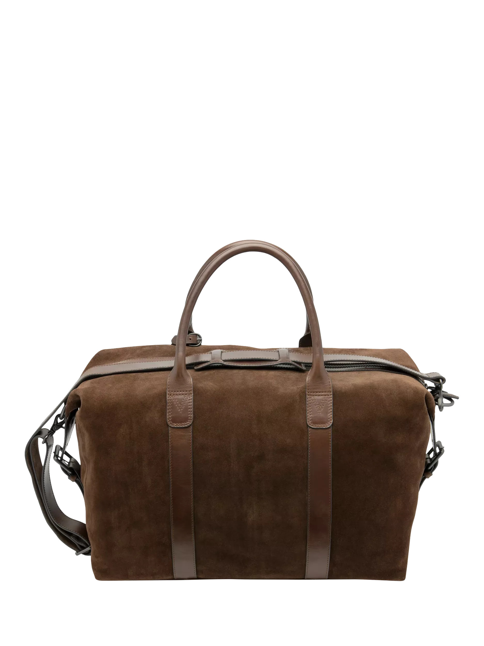 Loake Balmoral Suede and Leather Weekend Bag, Polo | John Lewis (UK)
