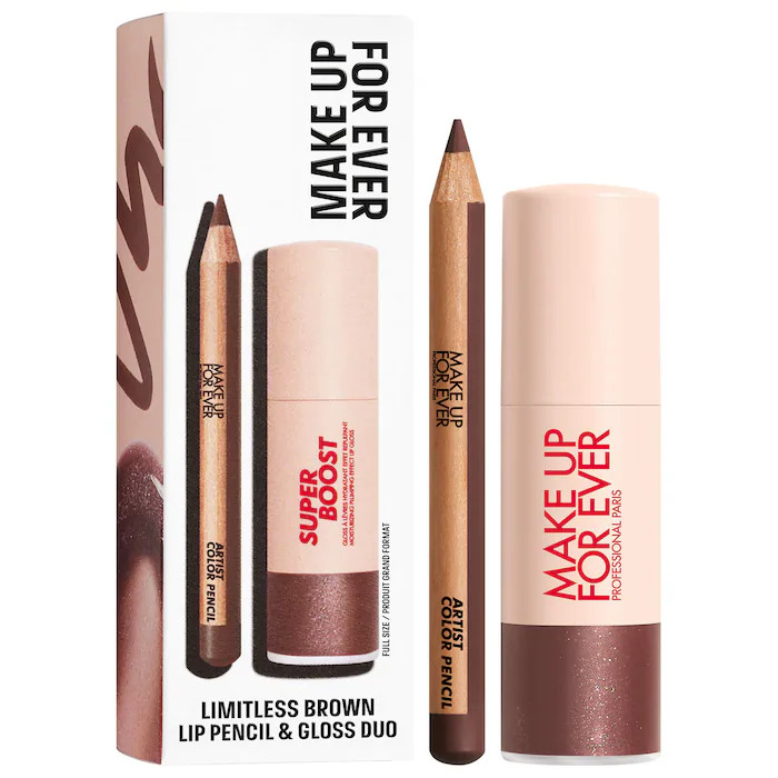 Mini Artist Color Pencil Lip Liner & Full Size Super Boost Lip Gloss Kit | Sephora (US)