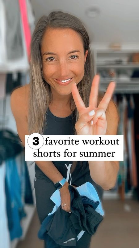 These shorts are perfect for summer workouts:
Comfy
Cool
No readjustments needed

Wearing a size 6 in lululemon and a size small in Athleta. 


#LTKunder100 #LTKfit #LTKSeasonal