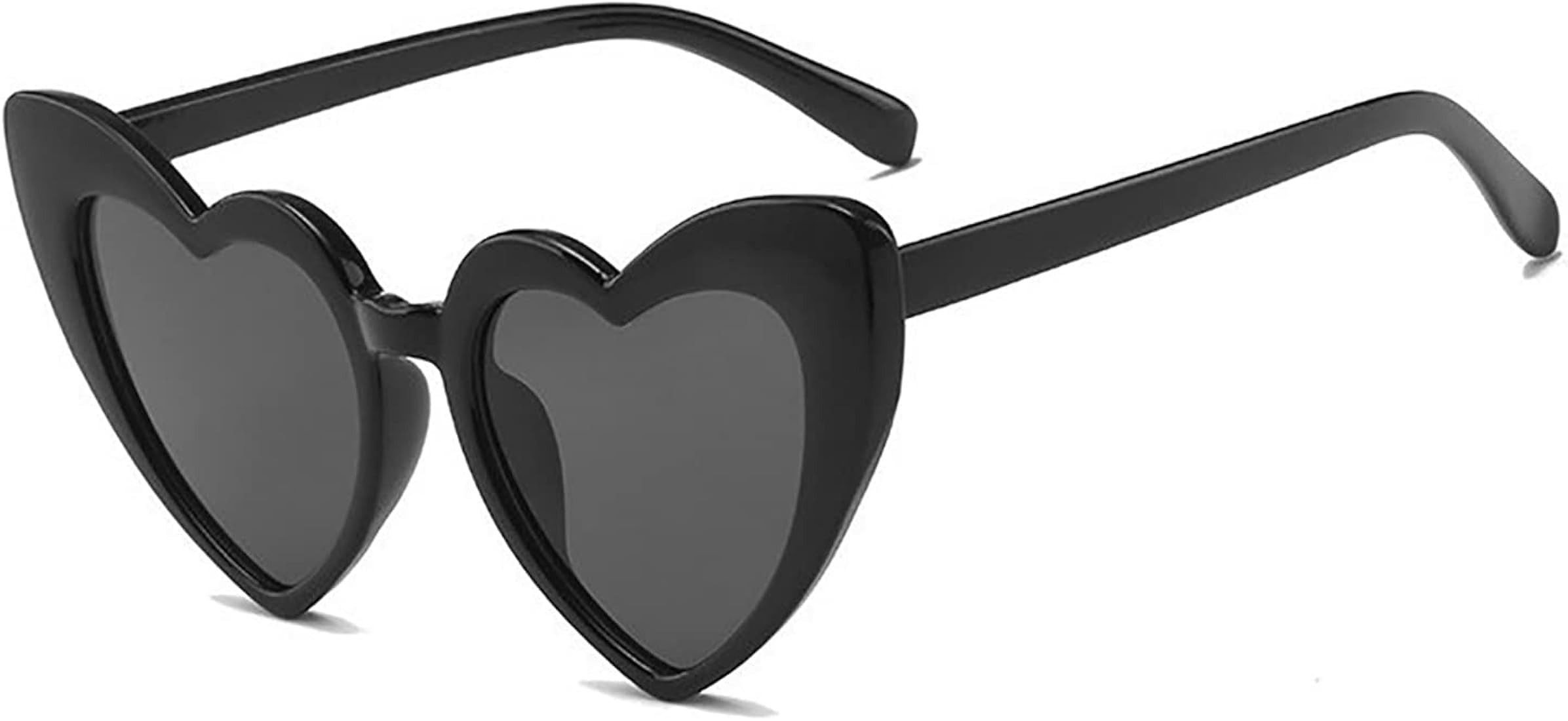 Heart Shaped Sunglasses for Women,Vintage Cat Eye Mod Style Retro Kurt Cobain Glasses | Amazon (US)