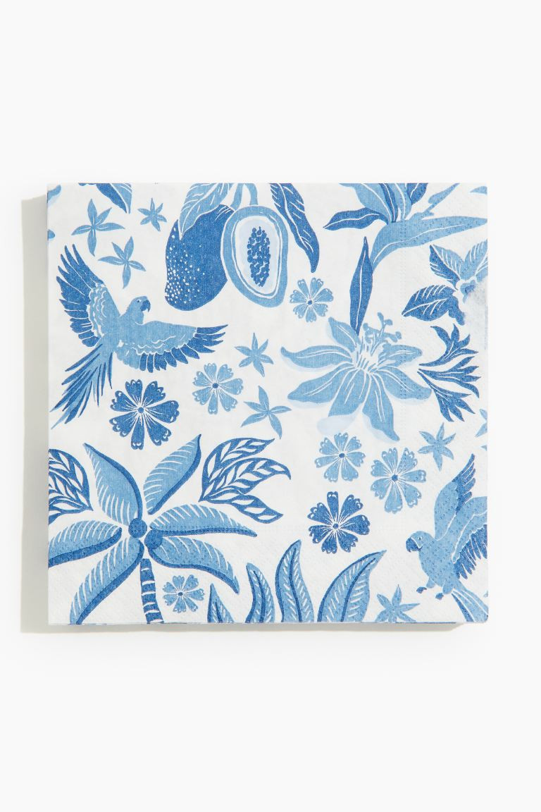 20-pack Patterned Paper Napkins | H&M (US + CA)