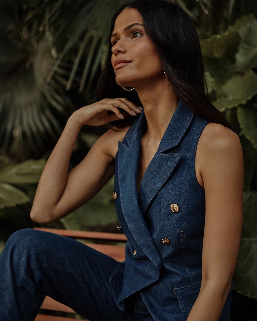 Denim Suiting Vest | White House Black Market | White House Black Market