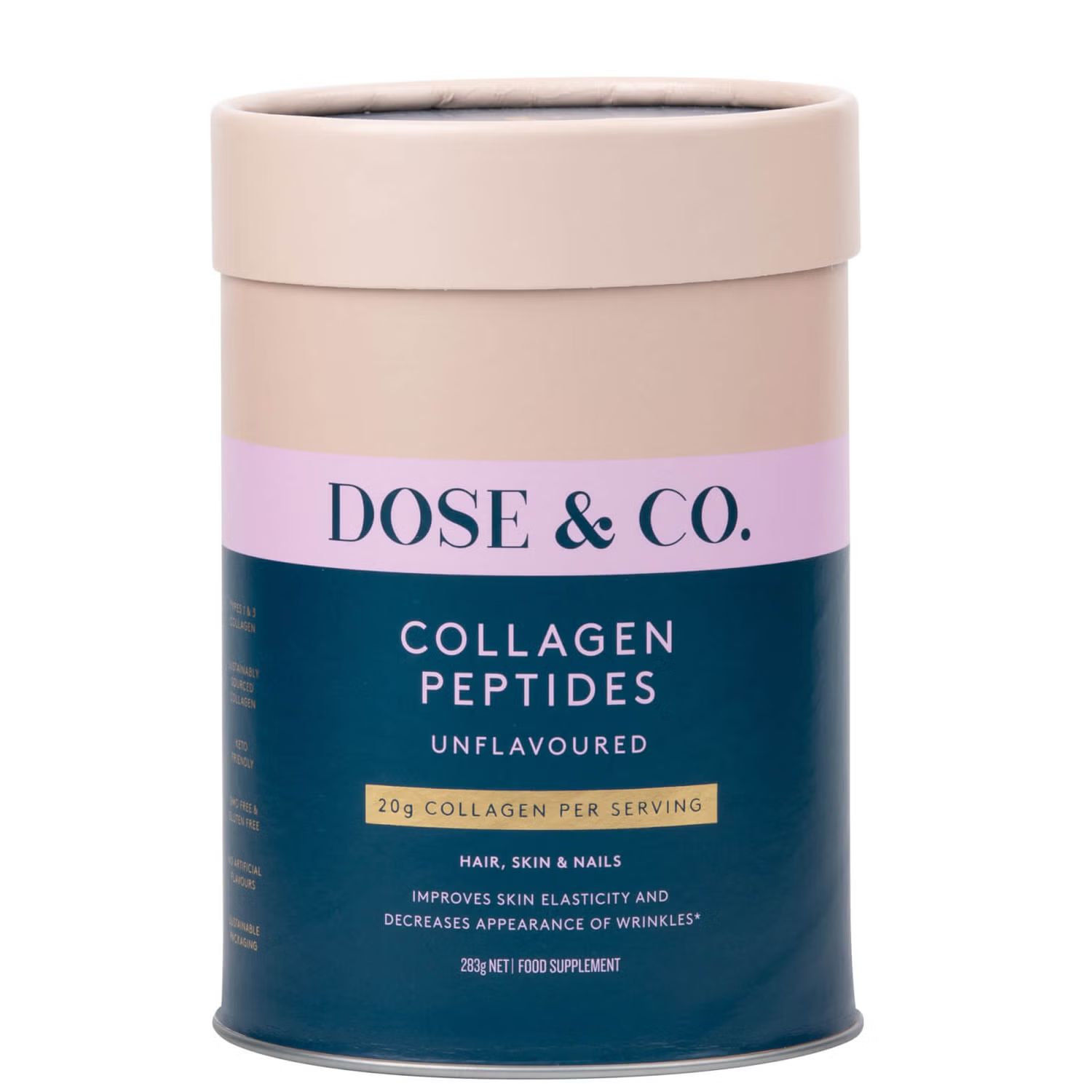 Dose & Co Collagen Peptides Unflavored 283g | Lookfantastic US