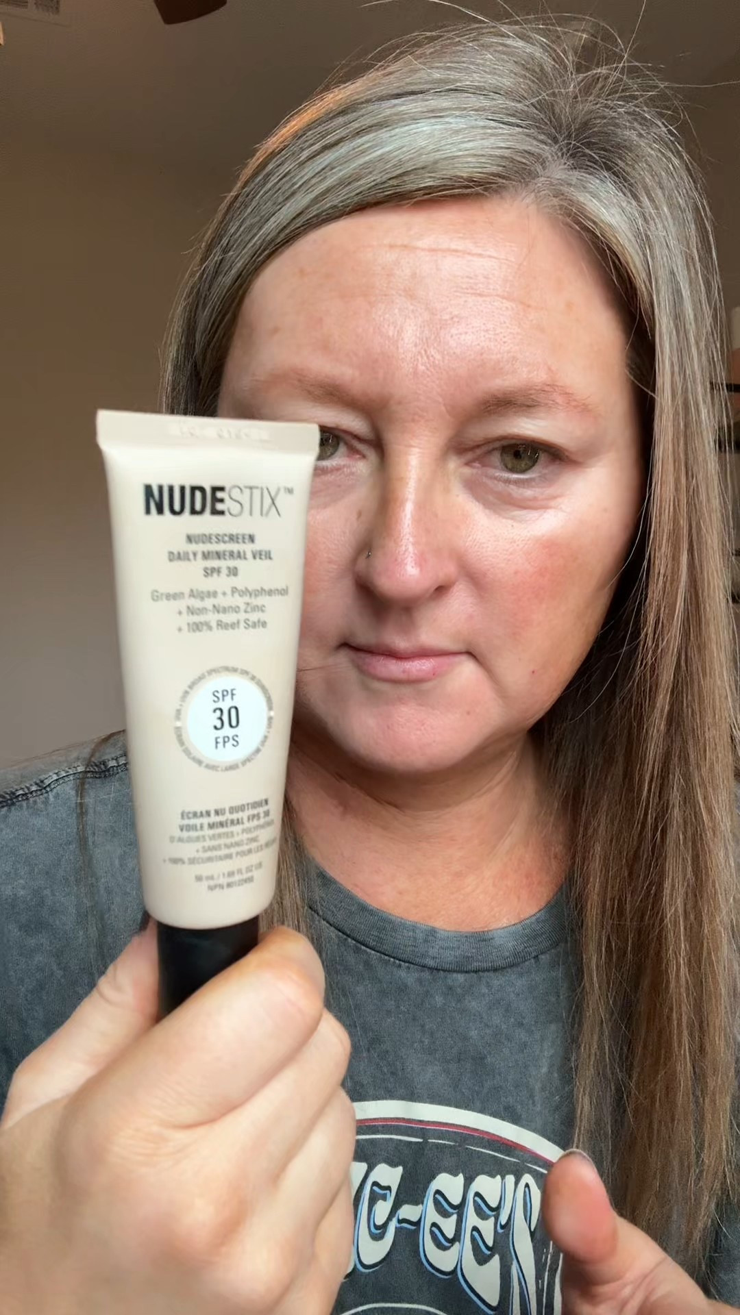 I’ve been loving this Nudestix Nudesscreen Mineral Skin Tint SPF 30 I’m wearing the shade Tan and it gives me the perfect bronzed glow while still feeling super lightweight. It’s basically skincare + coverage + sunscreen in one, which makes it a great everyday go-to. 🫶

☀️ Mineral SPF 30
🌿 Lightweight + breathable
🤎 Wearing shade Tan for that natural, just-back-from-vacation look

#LTKFindsUnder50 #LTKBeauty #LTKStyleTip