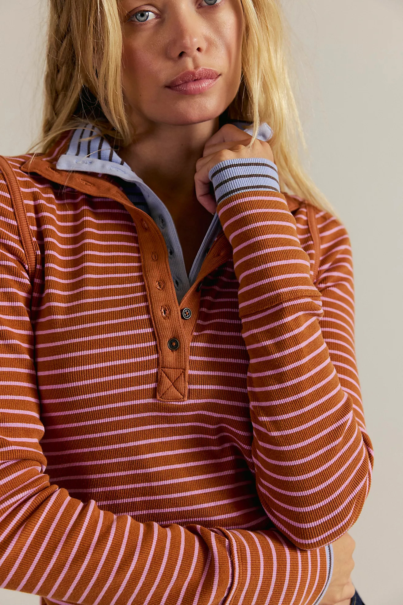 We The Free Lake Stripe Henley | Free People (Global - UK&FR Excluded)