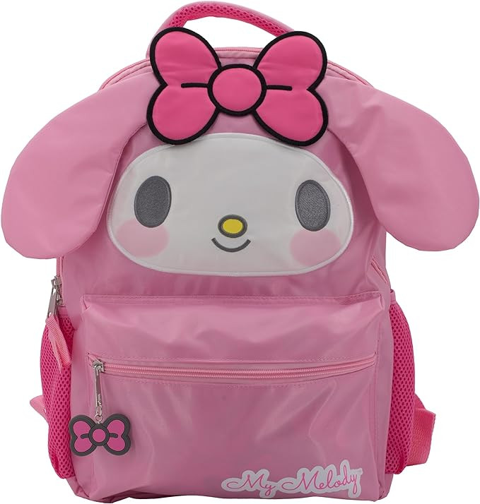 AI ACCESSORY INNOVATIONS Hello Kitty My Melody Backpack for Girls, Sanrio Kawaii Bookbag, 16 Inch... | Amazon (US)