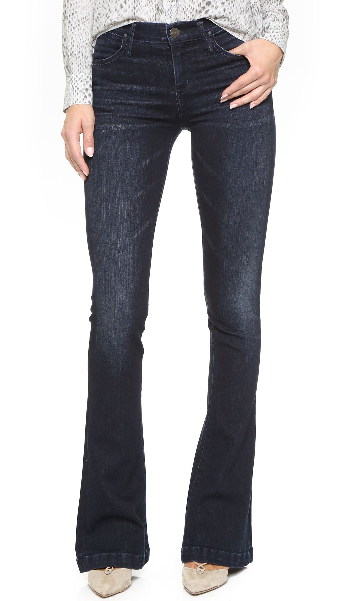 Stella Mid Rise Flare Jeans | Shopbop