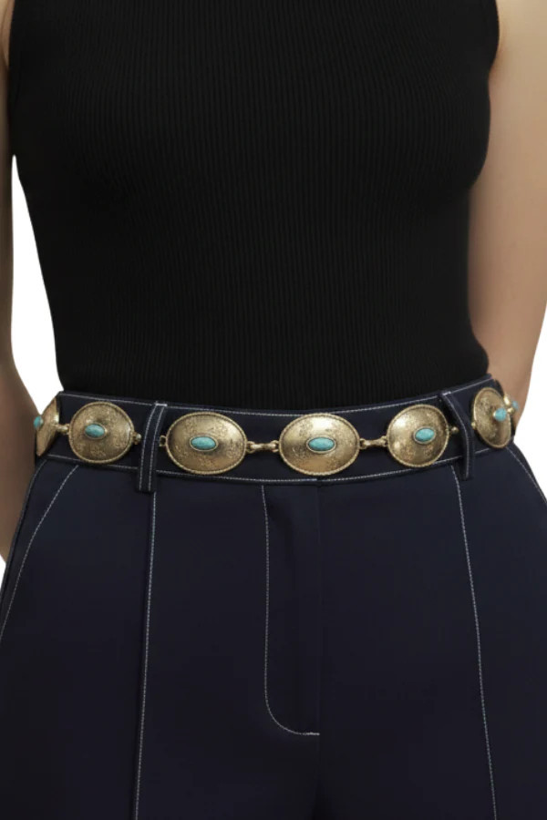 The Turquoise Chain Belt | Pookie and Sebastian