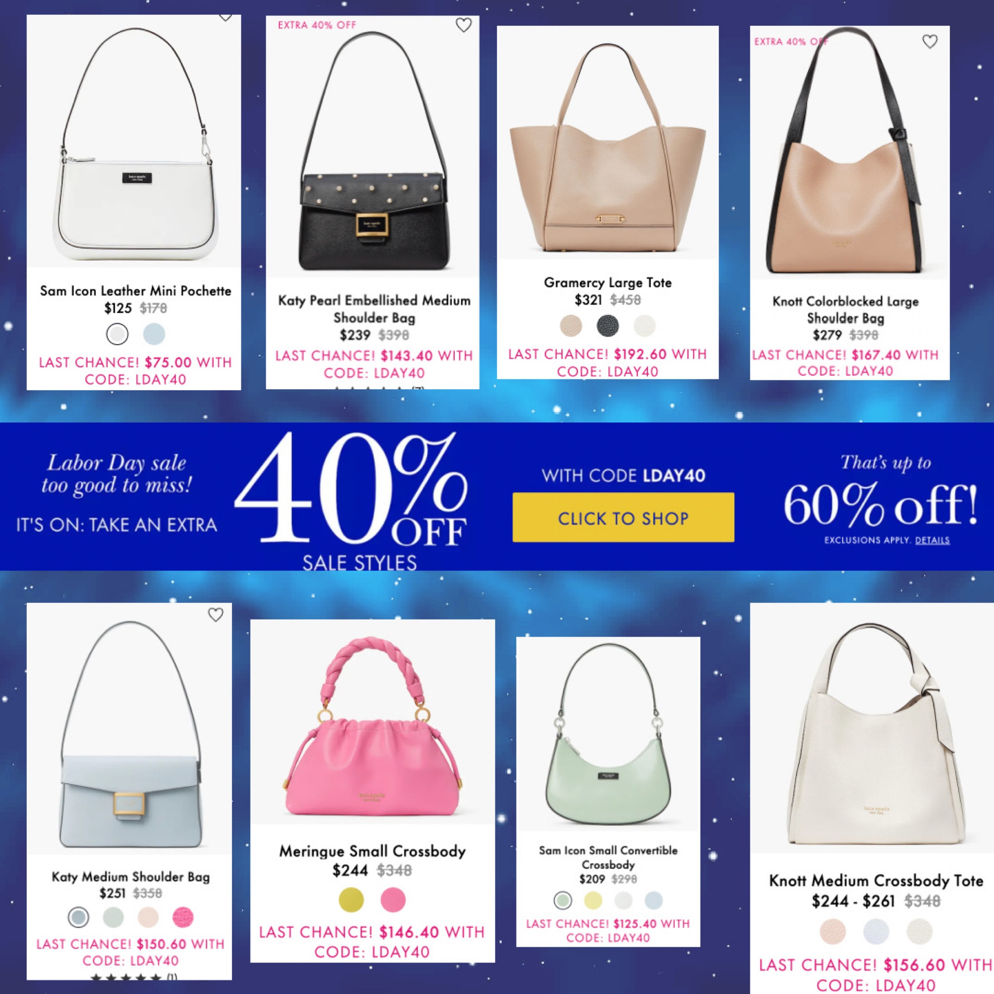 HUGE Labor Day Sale 

#LTKFind #LTKitbag #LTKSale