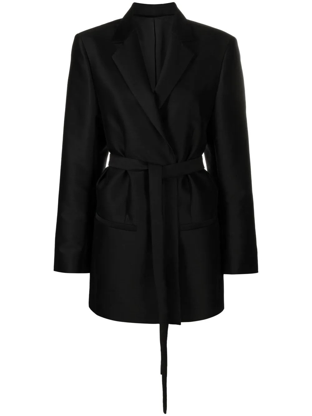 TOTEME Belted single-breasted Blazer - Farfetch | Farfetch Global