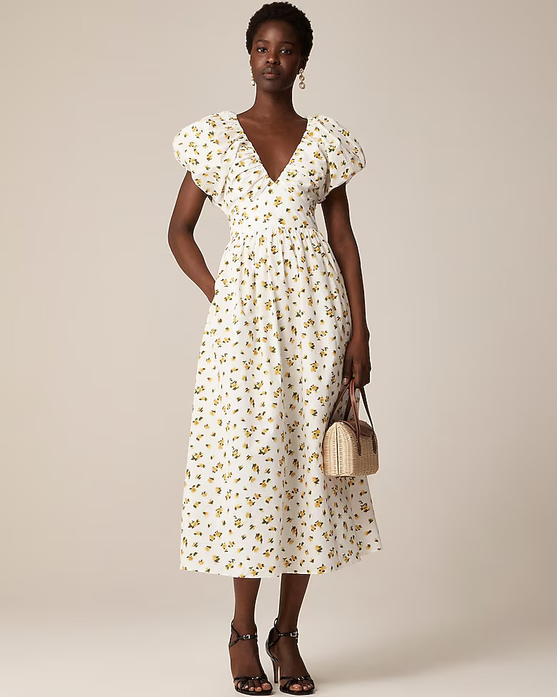 Cecily dress in budding rose print | J. Crew US