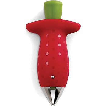 Chef'n Original Stem Gem Strawberry Huller, Red/Green - | Amazon (US)