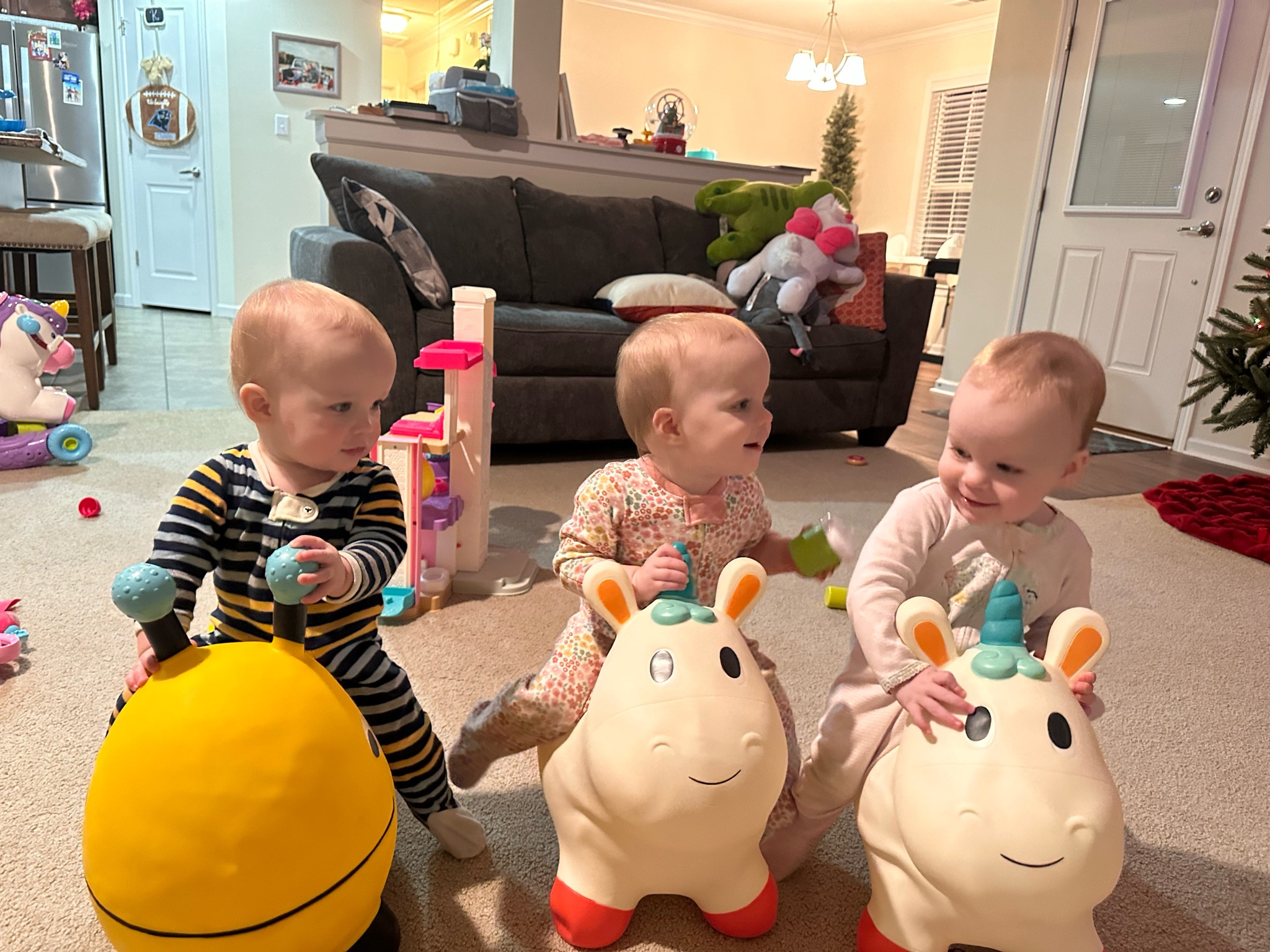 These inflatable bouncers are a hit with our one year olds and even our 4 year old. They’re an inexpensive big gift for littles. They also come with a hand pump that takes hardly any time to inflate. 

#LTKGiftGuide #LTKkids #LTKfamily