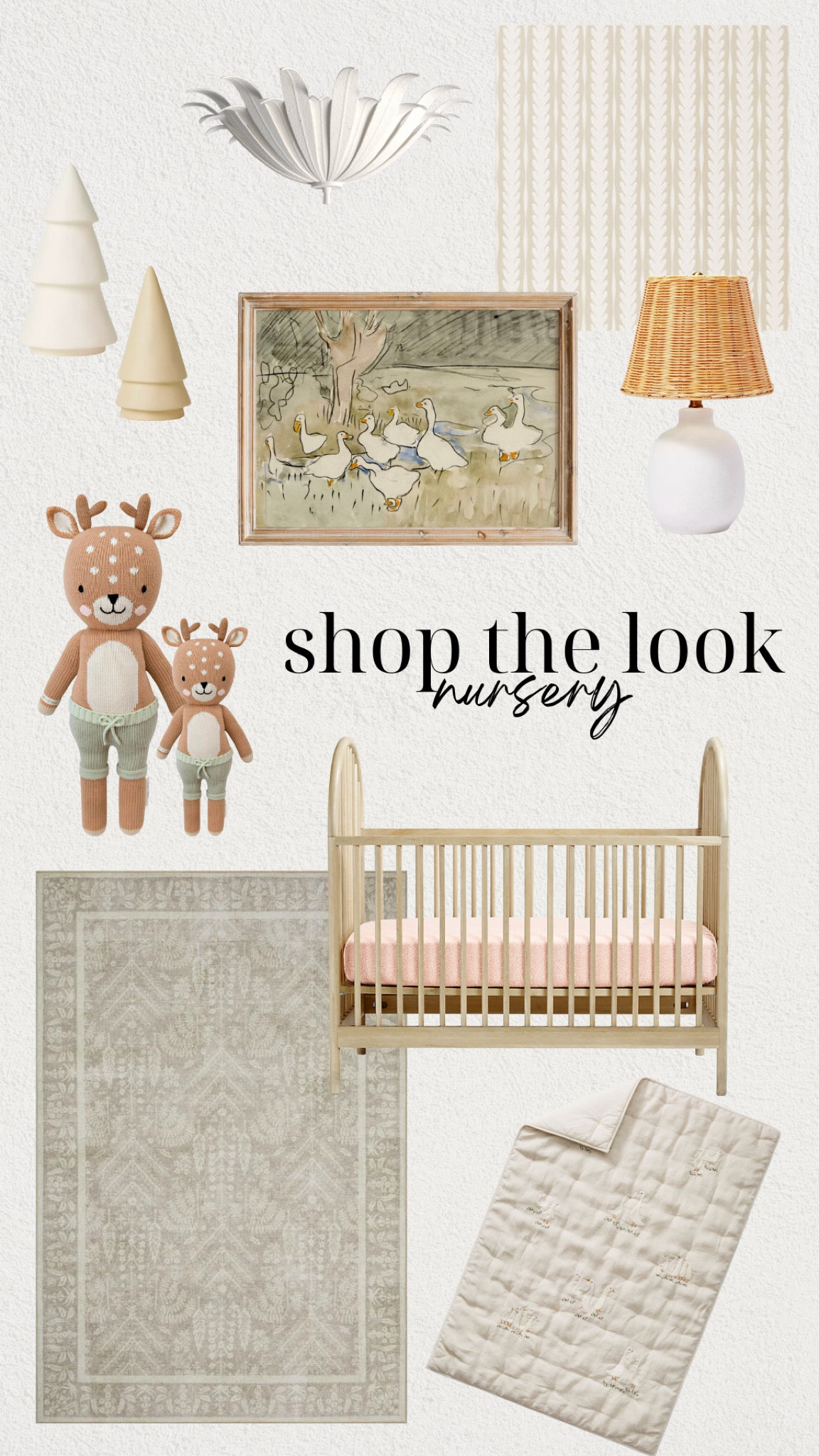 Shop the look, gender neutral baby nursery 

#LTKfamily #LTKbaby #LTKhome