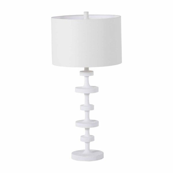 Olivia Plaster White Table Lamp | Scout & Nimble