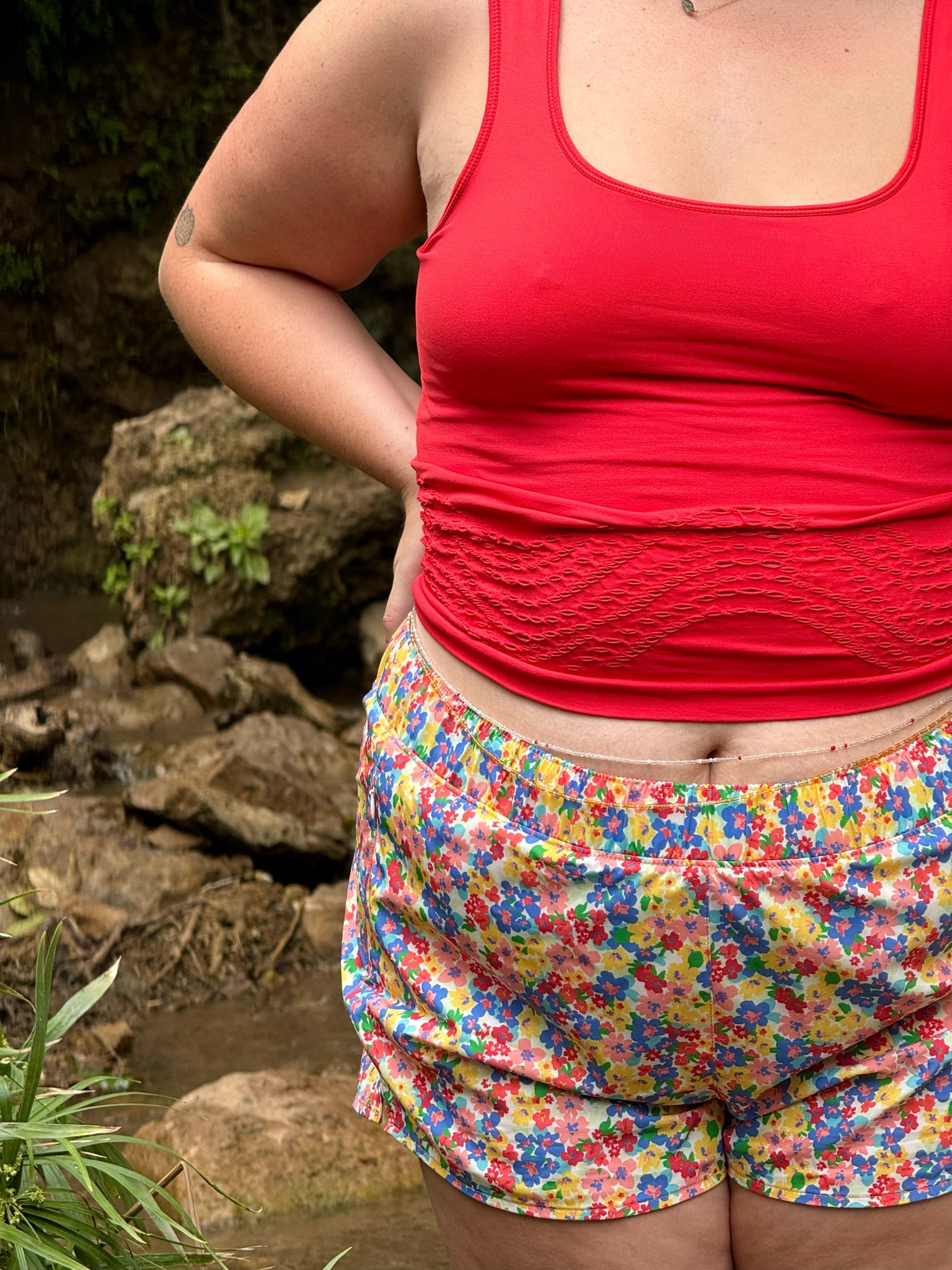 The most colorful hiking outfit ❤️💙🩷💛 
Top L
Shorts XL

hiking outfit, outdoor style, athletic fit, cami tank, running shorts, midsize style, plus size workout style

#LTKActive #LTKFitness #LTKFindsUnder50