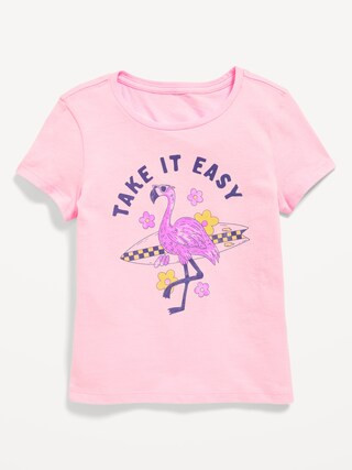 Short-Sleeve Graphic T-Shirt for Girls | Old Navy (US)