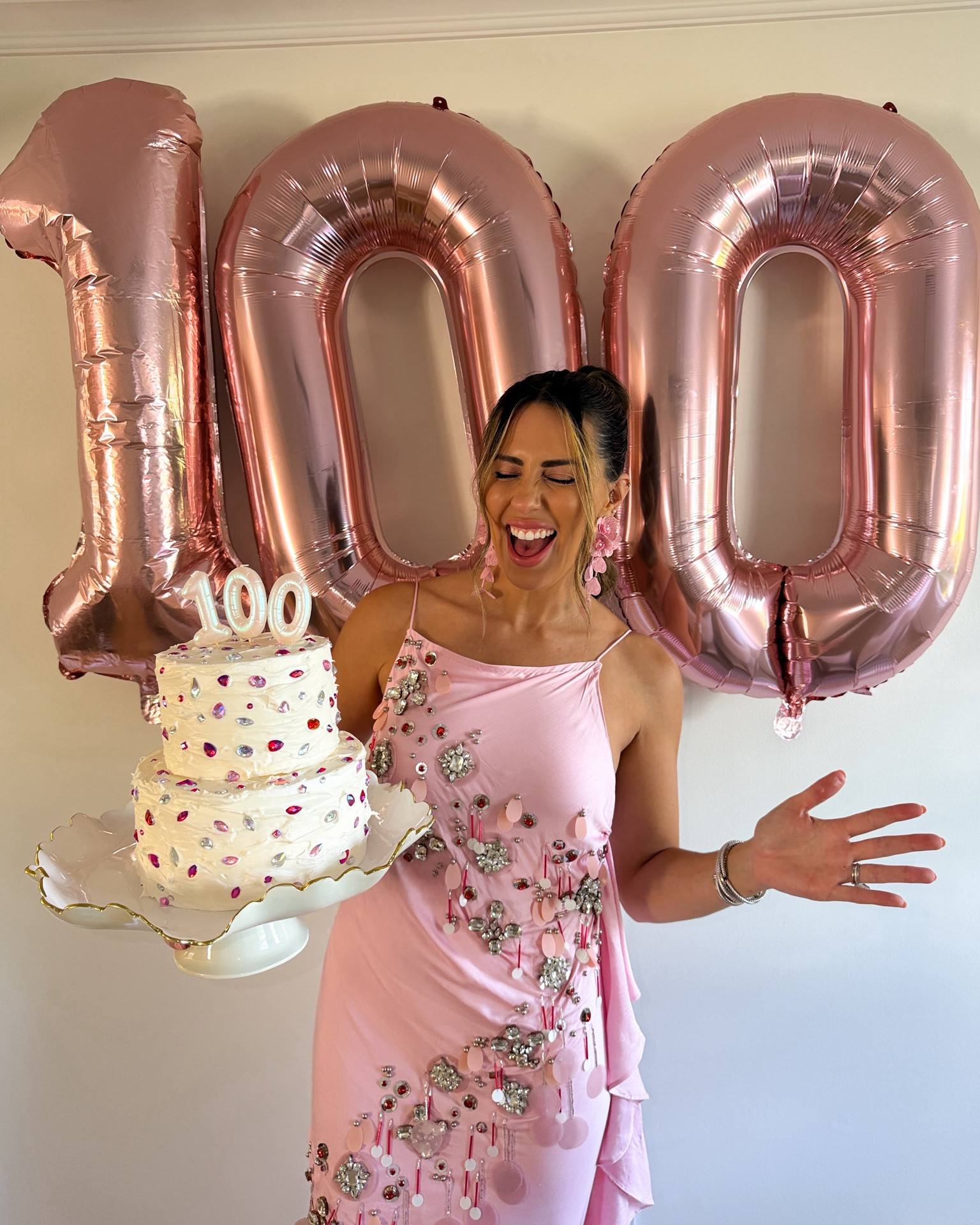 100k!! The perfect pink crystal sequin statement dress for the occasion 💗🥂✨

Unique dress | crystal dress | embellished dress | pink dress

#LTKdayinmylife #LTKgrwm #LTKootd