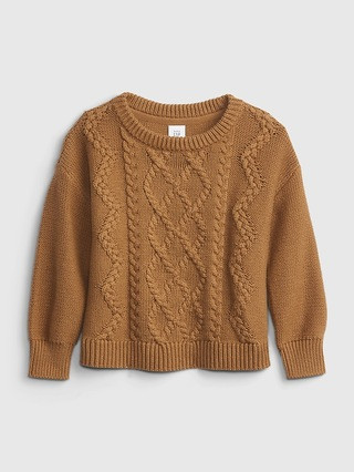 Toddler Cable-Knit Sweater | Gap (US)