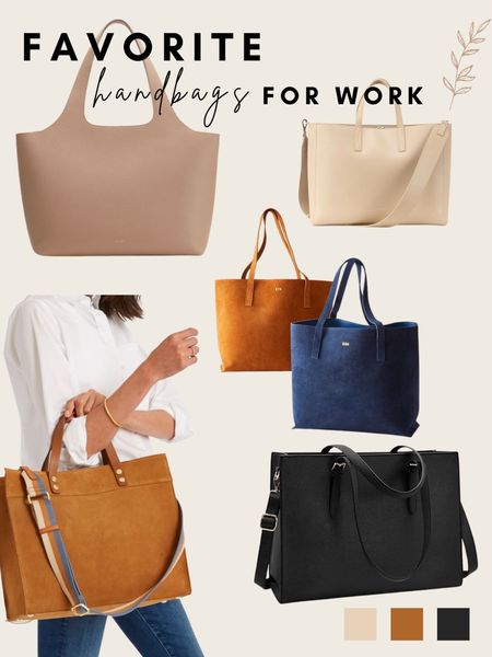 Stylish work bags that will fit a laptop and everything you need for work! 

#LTKstyletip #LTKitbag #LTKworkwear