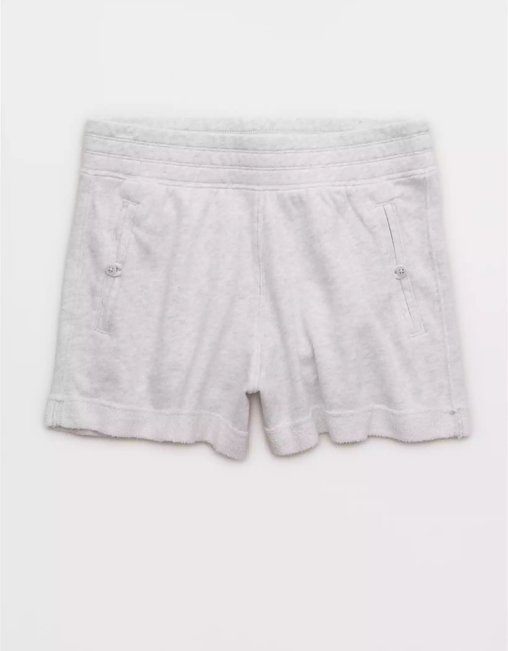 Aerie High Waisted Chillax Fleece Short | Aerie