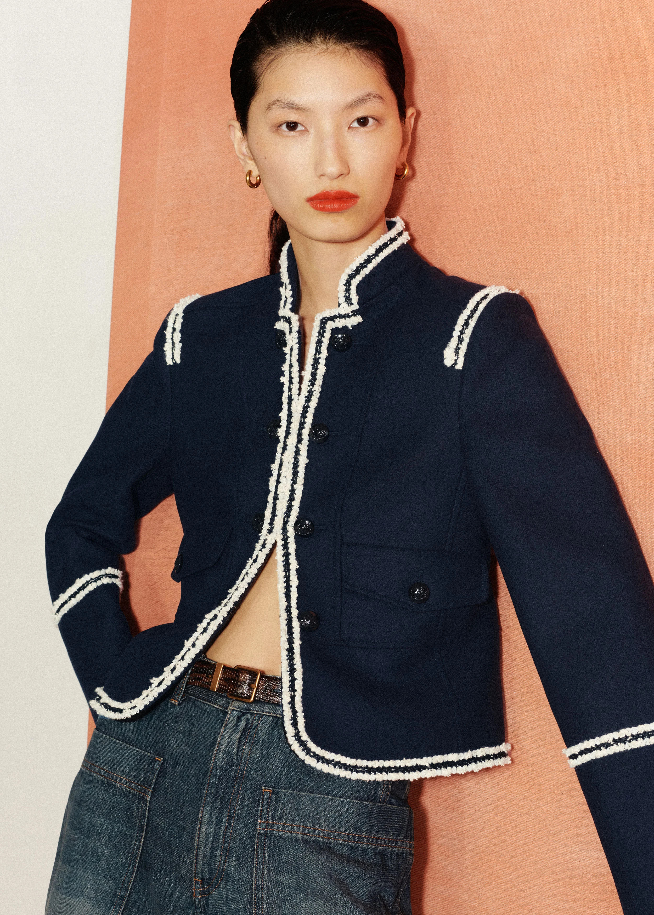 Short Fitted Jacket Italian Wool | ME+EM US