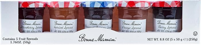 Bonne Maman Preserves Sampler Variety Pack (Apricot, Cherry, Orange, Red Currant, Strawberry), 1.... | Amazon (US)