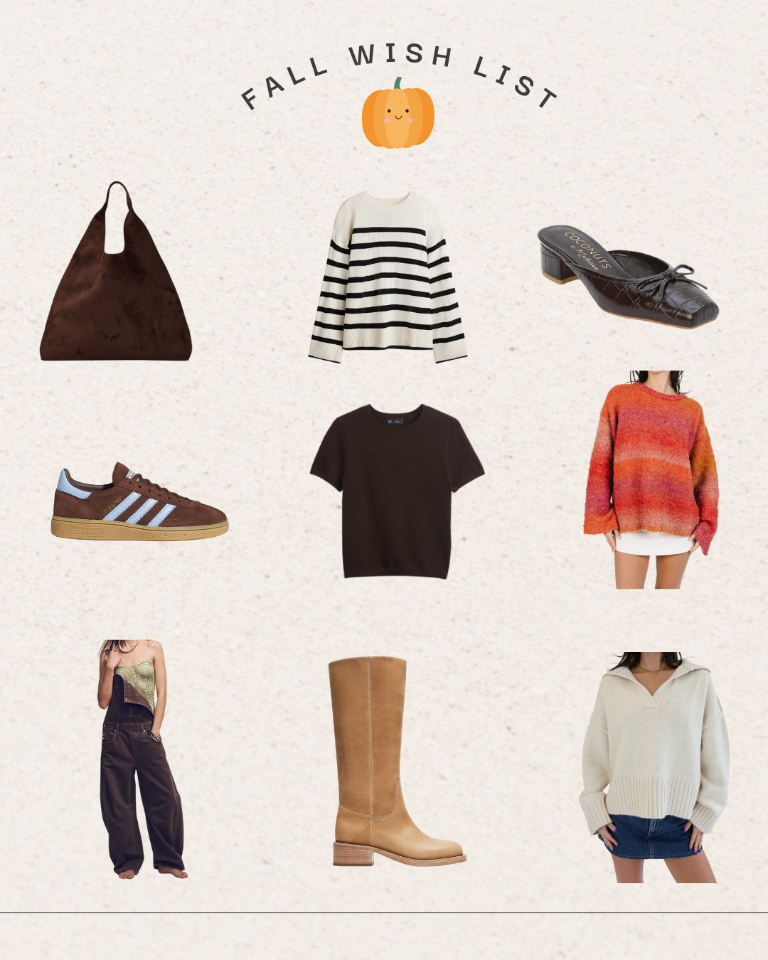 My fall wishlist <3

products not tagged: 
Gap Geneva heeled mule,
Grey Bandit Brynne Sweater & Lizzie Sweater
 

 