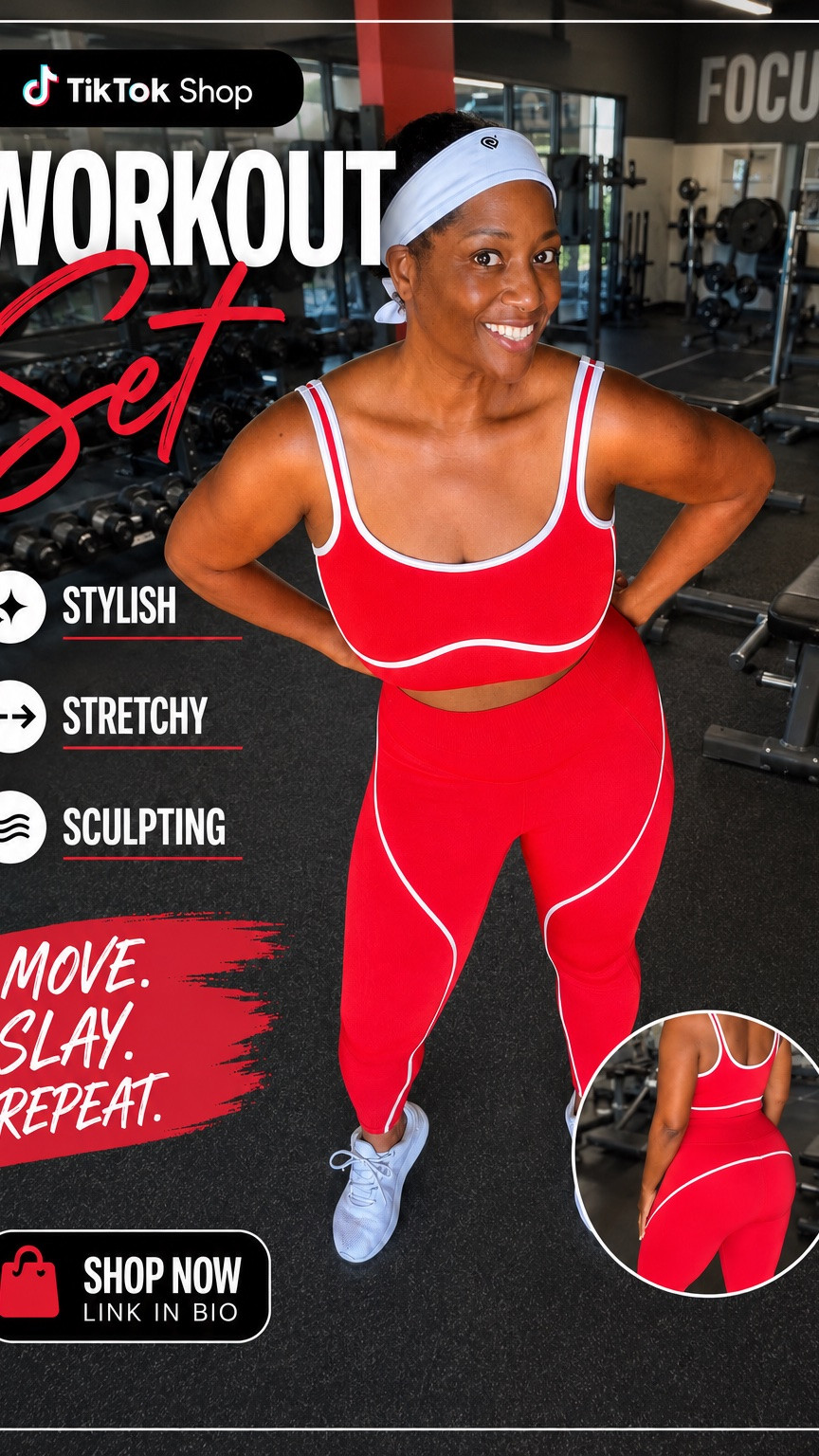From errands to workouts, a fashionable workout set does it all. ❤️🏋🏾‍♀️ Stylish, stretchy, and sculpting in all the right places. It’s comfortable enough for every move and flattering enough to wear long after your workout is over.

#LTKootd #LTKActive #LTKOver40