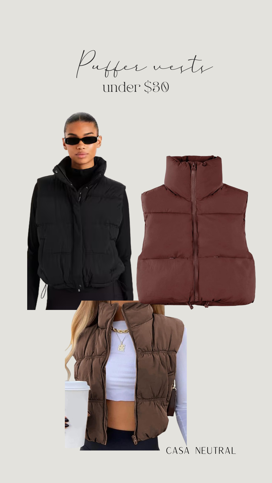 Cute vests under $30 

 #LTKGiftGuide #LTKootd #LTKFindsUnder50