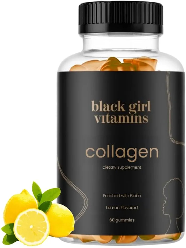 Black Girl Vitamins - Collagen Gummies for Hair, Skin, and Nail Support, with Vitamin C, Vitamin ... | Amazon (US)
