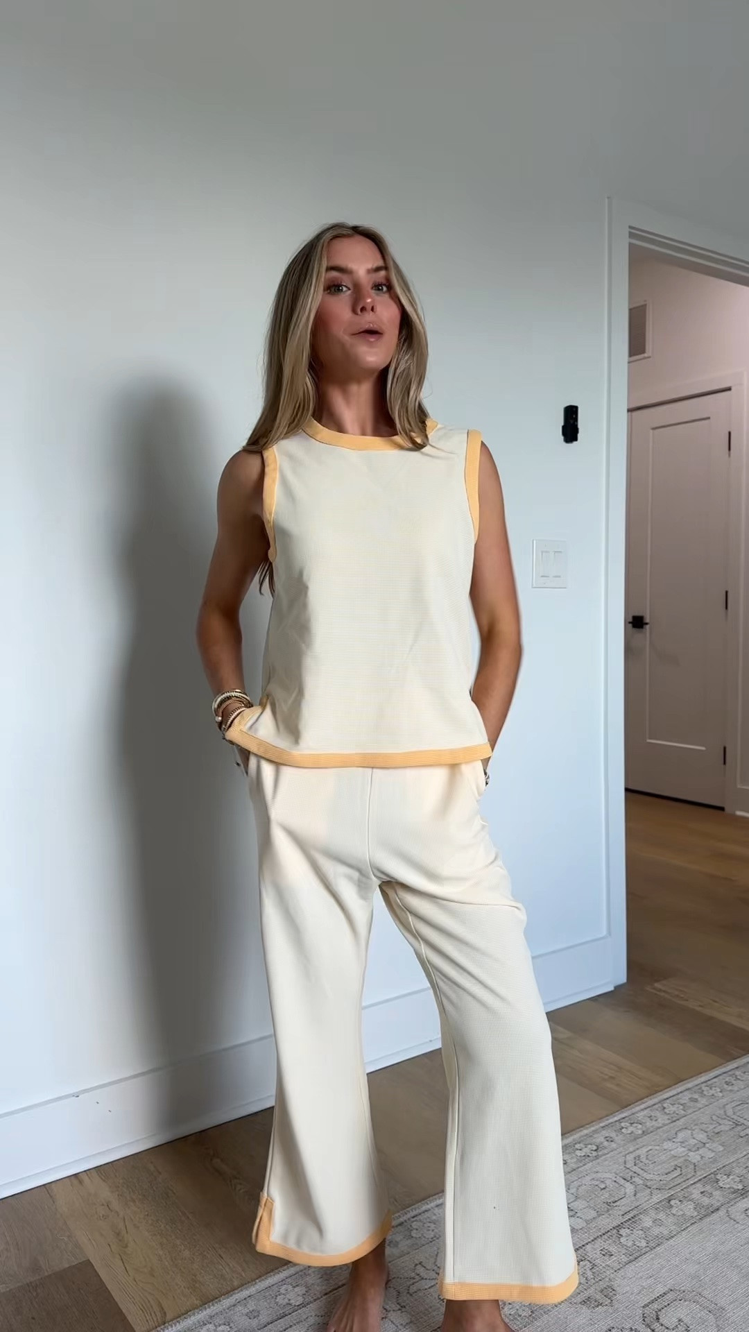Amazon Melliflo Women's Two Piece Sets Color Block Sleeveless Top Wide Leg Pants Set Summer Travel Vacation Outfits 2026

#LTKootd #LTKTravel #LTKdayinmylife