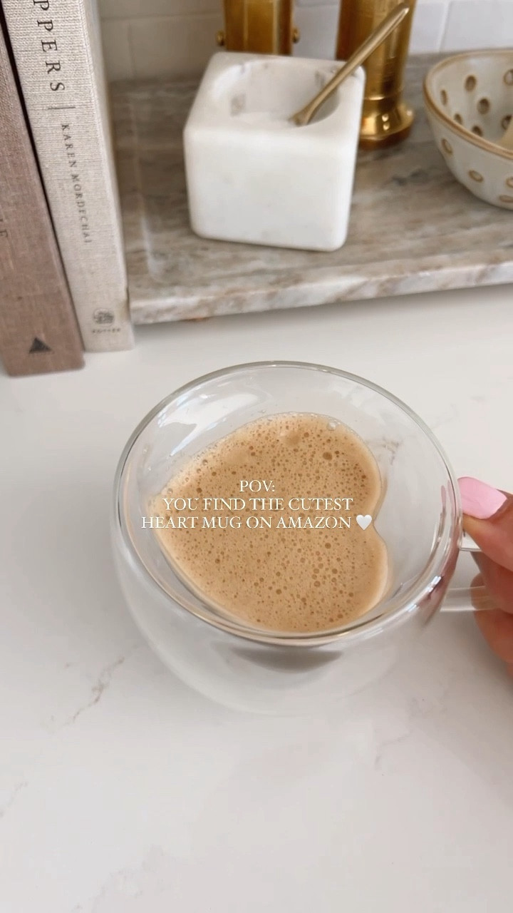 Amazon Heart Mug under $10 and ships quick with Prime! The cutest valentines gift idea. Attach a Starbucks gift card or give as is to a friend, teacher, co-worker, just about anyone 🤍

#LTKhome #LTKfindsunder50 #LTKSeasonal