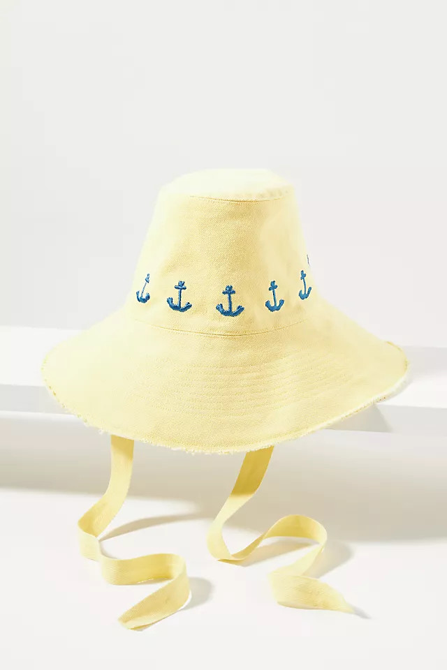 Kerri Rosenthal Anchor Bucket Hat | Anthropologie (US)