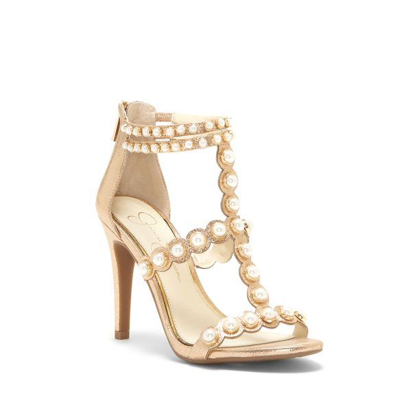 Eleia Leather and Faux Pearl Sandals | Walmart (US)