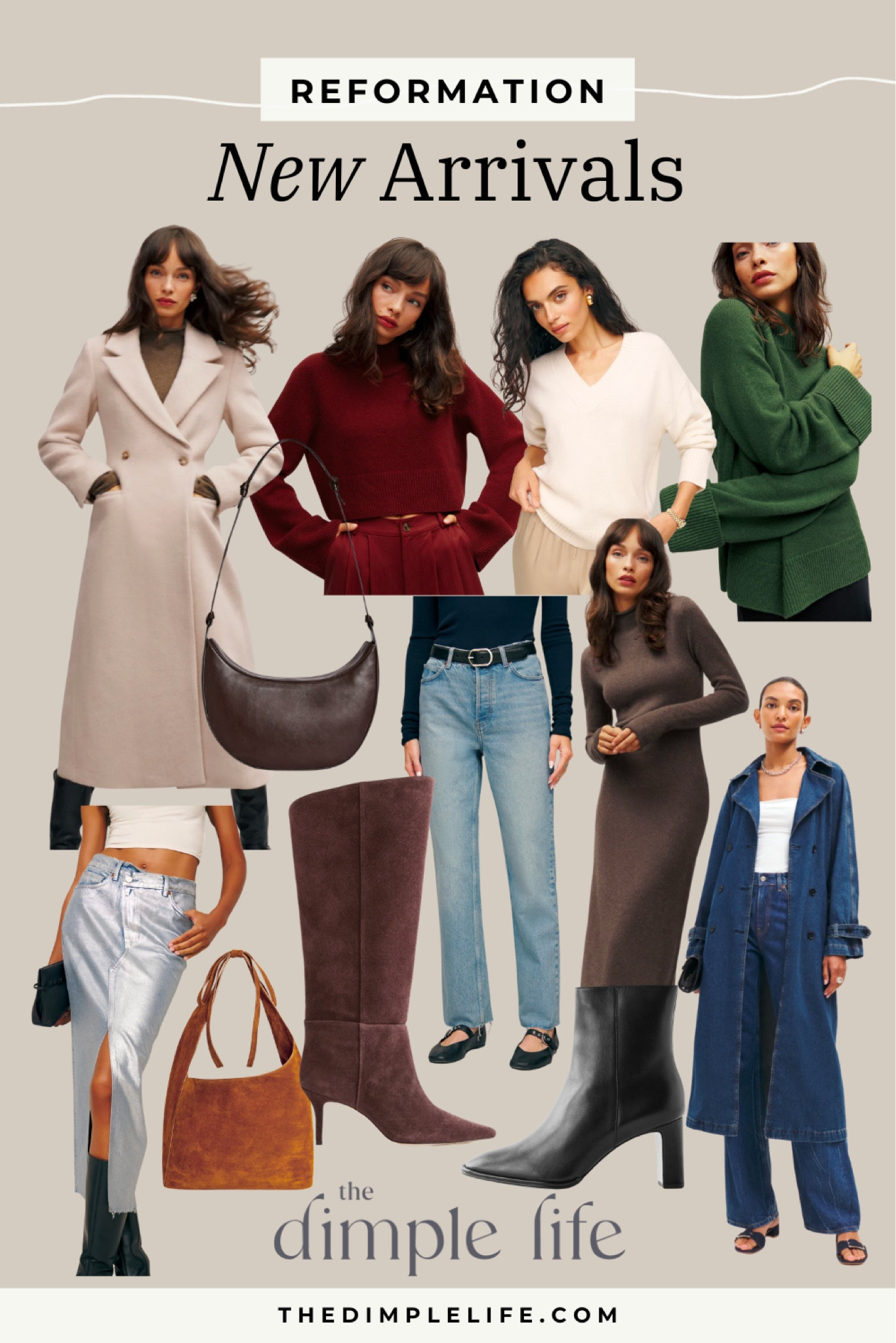 Embrace the autumn vibes with these stunning new arrivals at Reformation. Elevate your fall wardrobe with sustainable and stylish fashion choices.

#Reformation
#FallOutfit
#FallNewArrivals
#AutumnStyle
#SustainableFashion
#FashionForFall
#StylishChoices
#EcoFriendlyStyle
#ShopNow
#ReformationFinds
#FallEssentials
#FallWardrobe
#SustainableStyle
#ChicFallFashion



#LTKstyletip #LTKshoecrush #LTKitbag