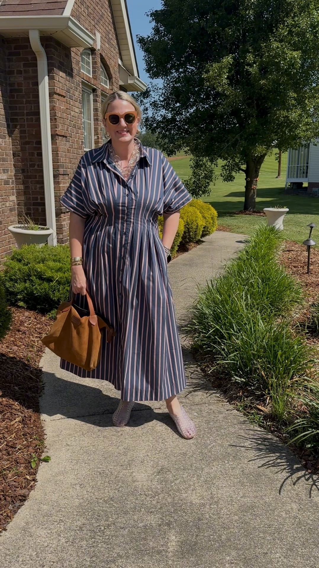 Women’s casual summer dress 
Love this casual dress, very flattering, runs TTS 
Over 40 women’s classic style dress 

#LTKMidsize #LTKSaleAlert #LTKOver40