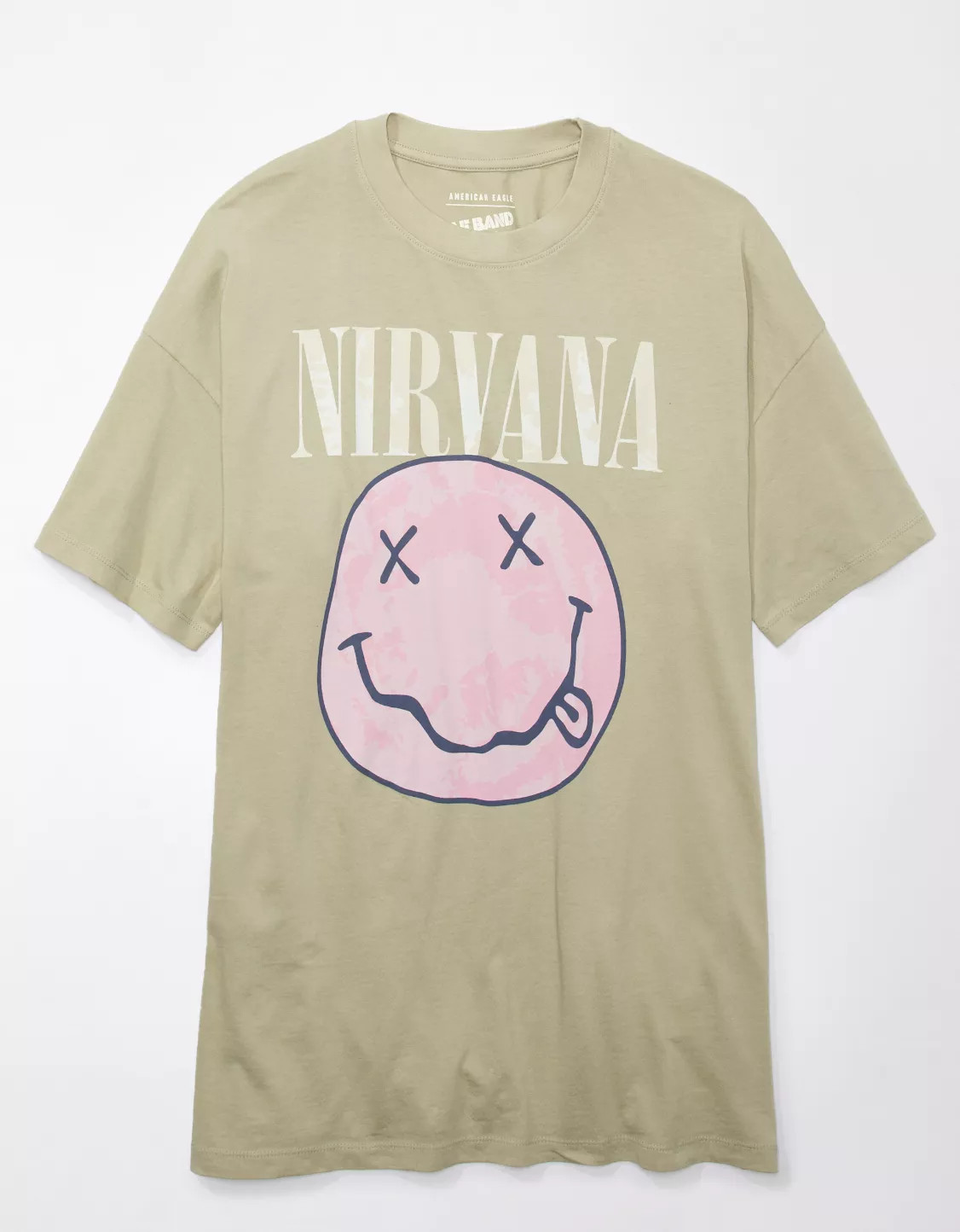 AE Oversized Nirvana Graphic Tee | American Eagle Outfitters (US & CA)