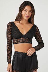 Mesh Underwire Long-Sleeve Bra | Forever 21 (US)