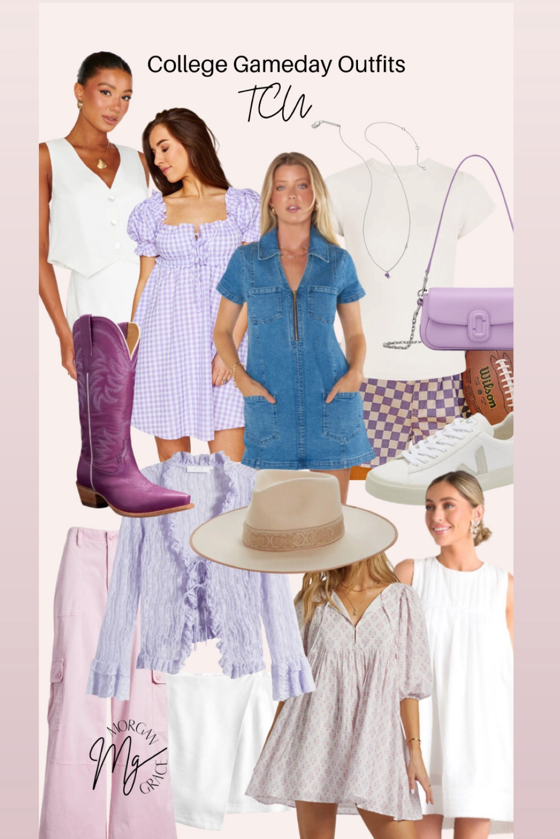 College game day outfit: TCU


purple outfit. football game. horned frogs. game day. country concert. cowboy boots  

#LTKBacktoSchool #LTKSeasonal #LTKU