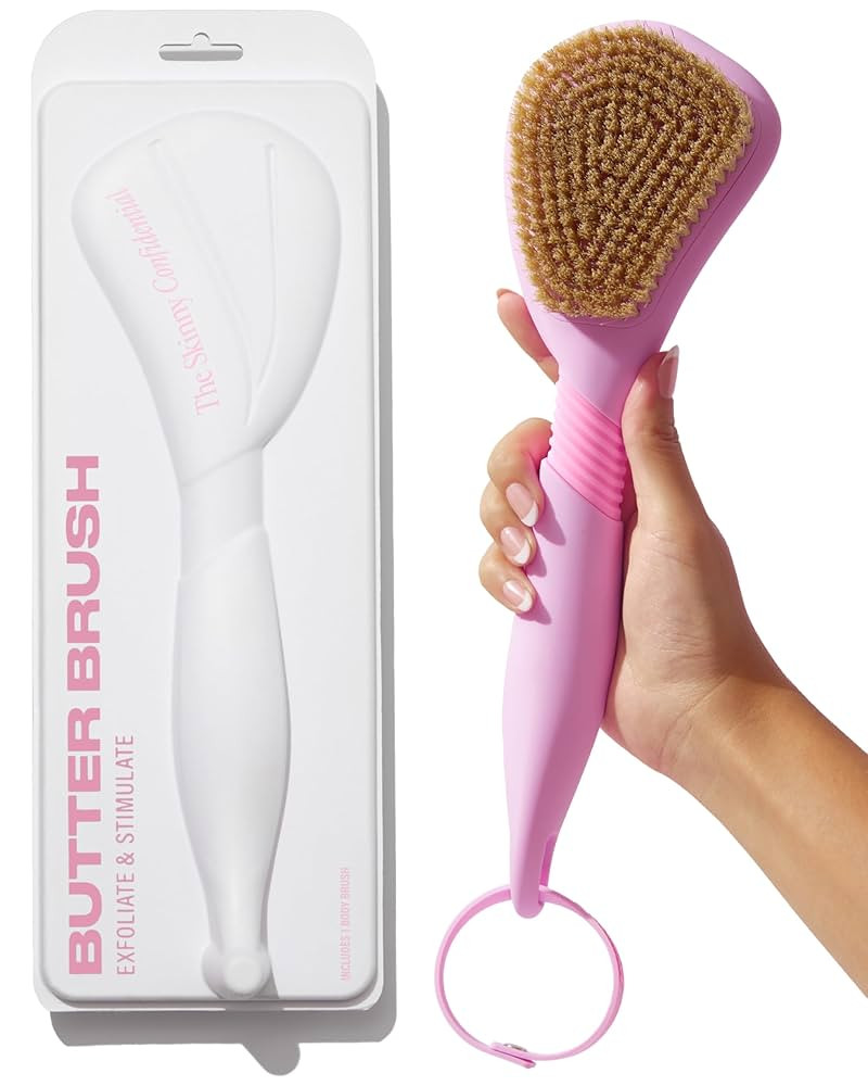 The Skinny Confidential Butter Brush - Exfoliating Back Scrubber for Shower Reduces Inflammation ... | Amazon (US)