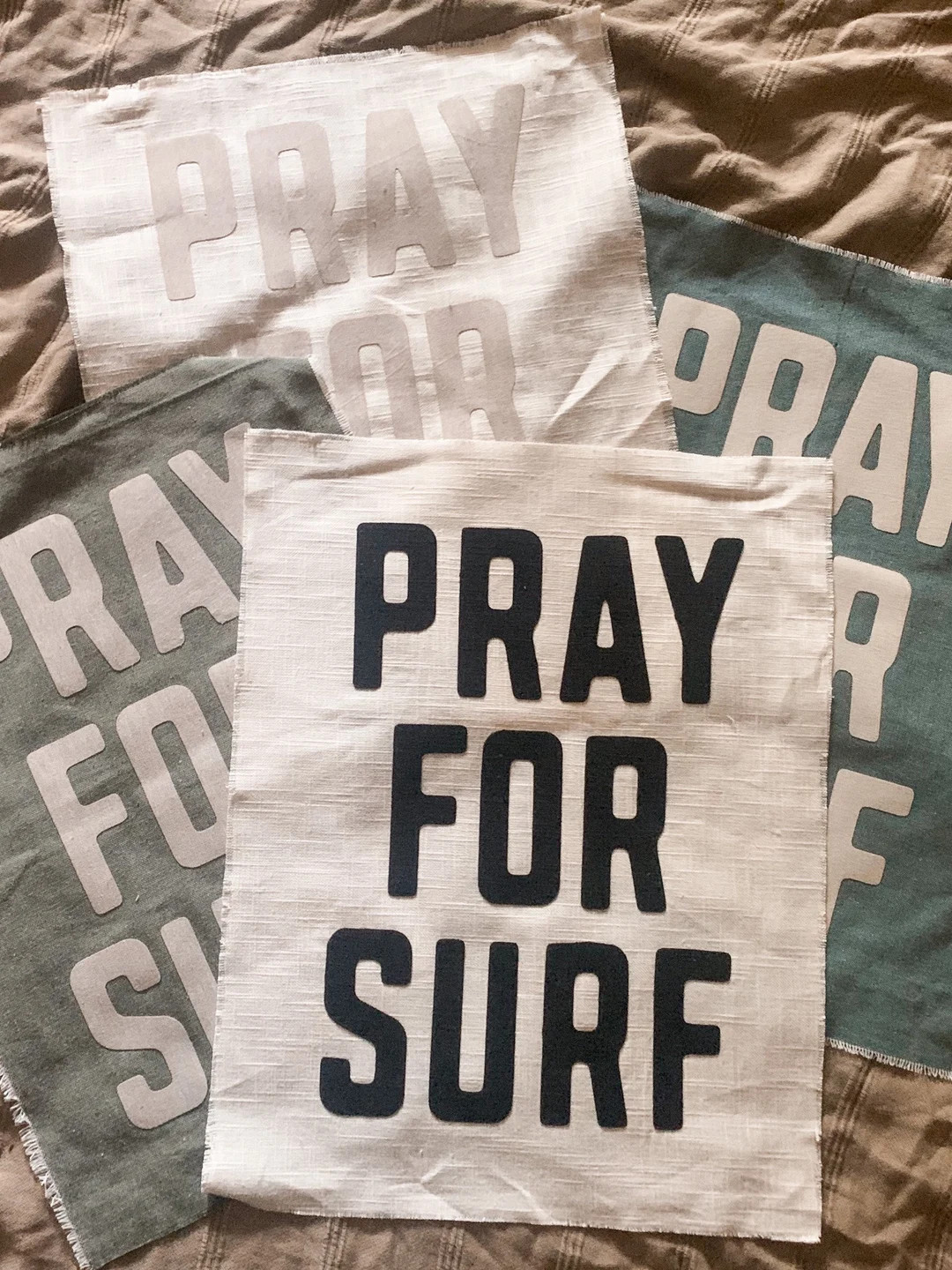 Pray for Surf Wall Hanging, Canvas Wall Banner, Canvas Flag - Etsy | Etsy (US)