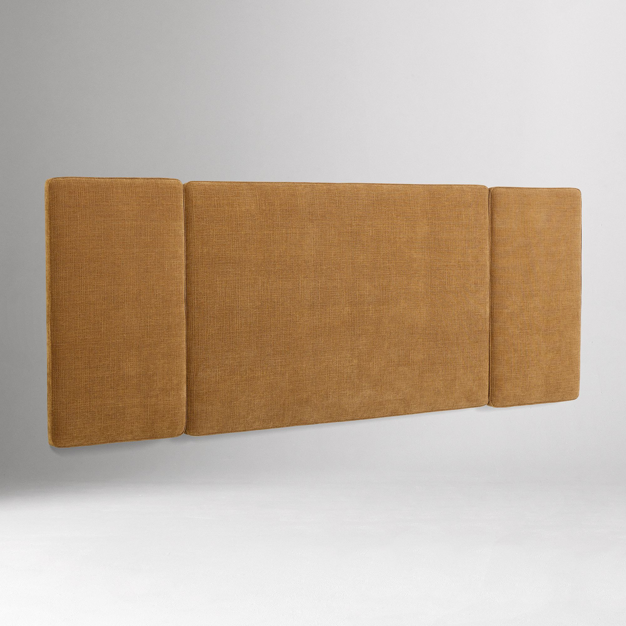Bodi Collection Queen Headboard + 2 Wings Perf Chenille Crossweave Ochre | West Elm (US)