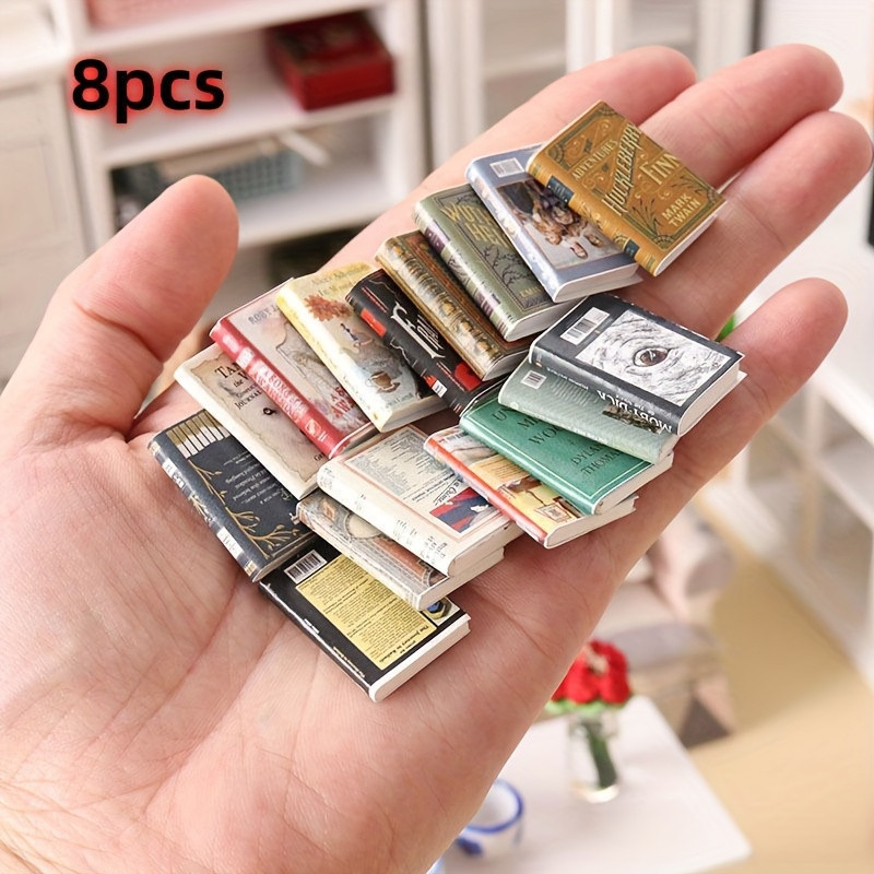 mixed miniature   fixed english books wood material - Temu | Temu Affiliate Program