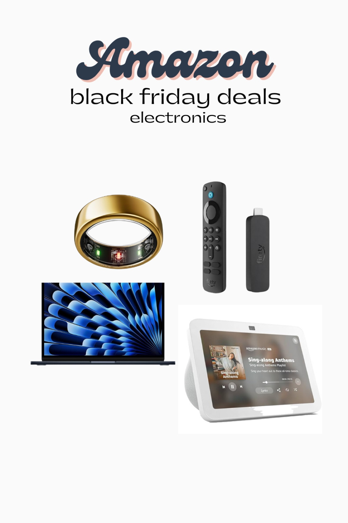 Shop electronics! 

#LTKHoliday #LTKCyberWeek #LTKGiftGuide