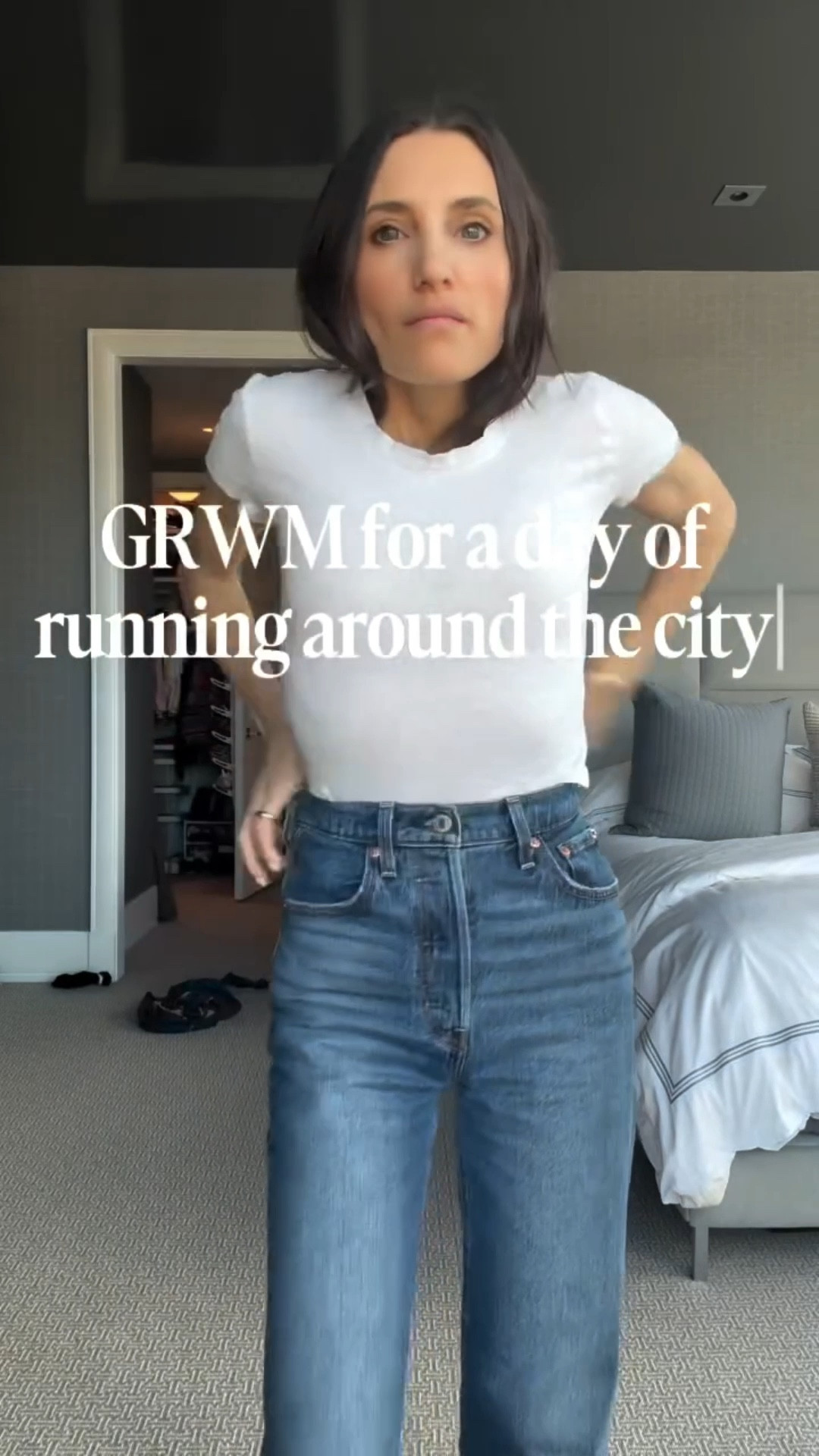 City-errands uniform but make it cool mom ✨ Spent the morning running around NYC and stopping by my daughter’s classroom, so I needed something trendy, comfortable, and effortless.

Wearing an oversized argyle knit sweater (mine is Massimo Dutti but I linked similar since it’s sold out) layered over a crisp white tee, my favorite Levi’s ribcage jeans, and the most gorgeous Stella McCartney suede ankle boots. Added a slouchy beige shoulder bag and aviator sunglasses to keep everything modern and not at all preppy.

Perfect everyday winter outfit if you want something relaxed, elevated, and very wearable. 🤎

#LTKdayinmylife #LTKPetite #LTKmomlife