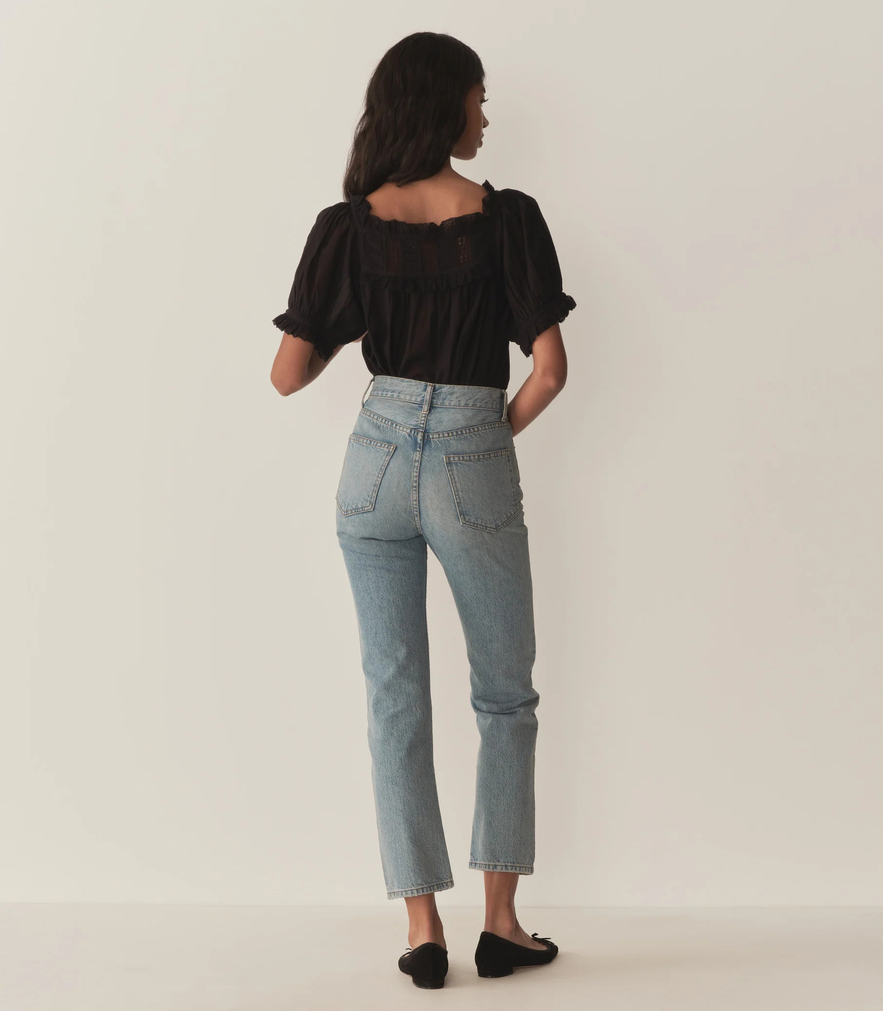 Frances Top - Black | DÔEN | DOEN