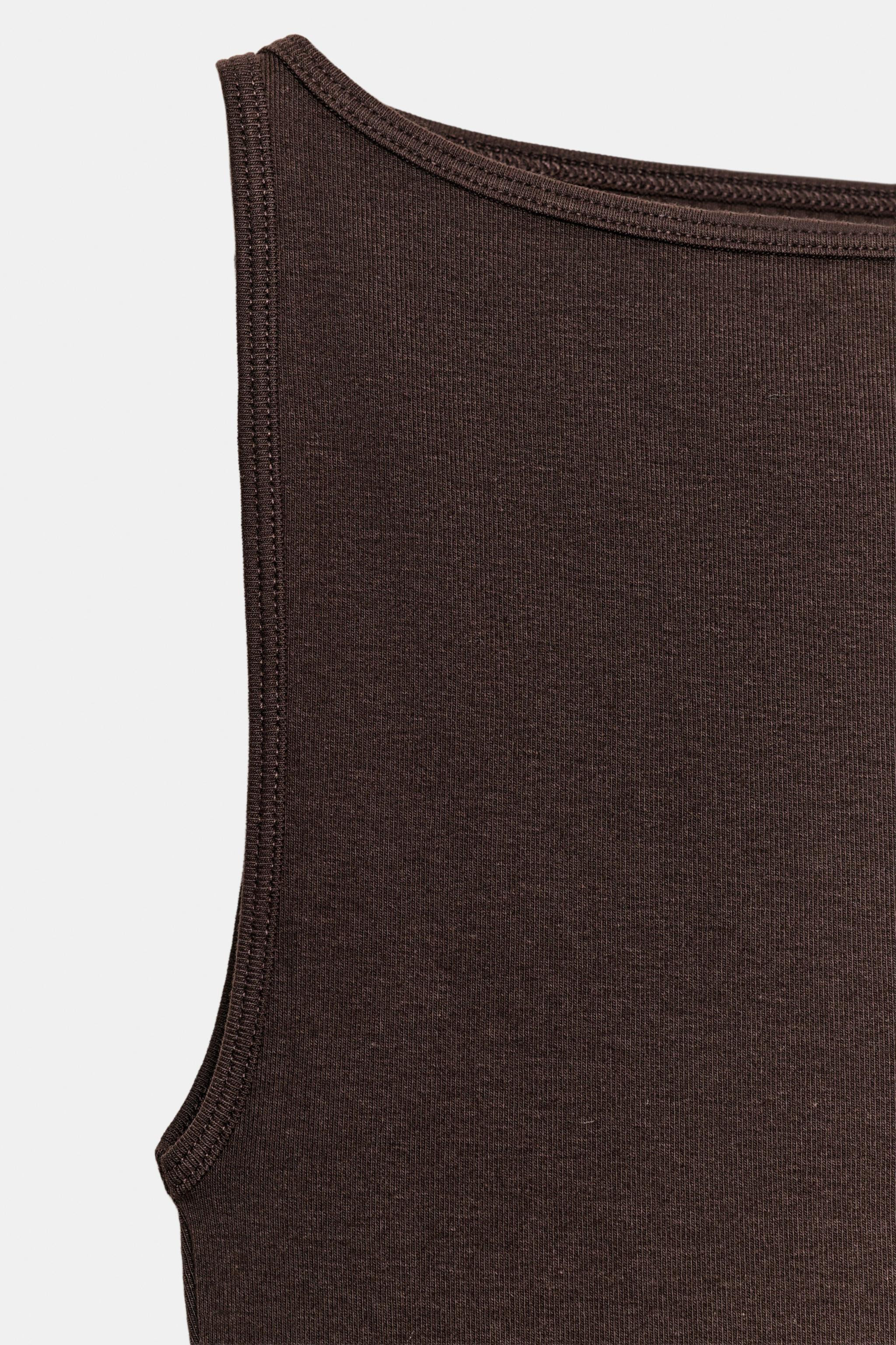 MINIMALIST SLEEVELESS TOP | Zara UK